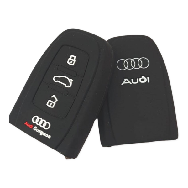 Husa Silicon Cheie Audi Negru SIL 154